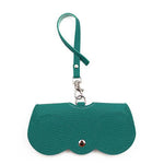 Load image into Gallery viewer, Litchi PU Leather Glasses Case – Cute Hanging Travel Bag
