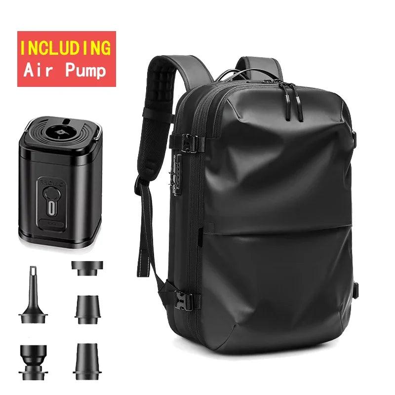 Vacuum Backpack with Electric Pump for Travel Bag for Men - BonVoyage