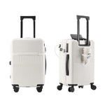 Load image into Gallery viewer, swivel wheel combination lock carry-on luggage, multi-purpose travel luggage - BonVoyage
