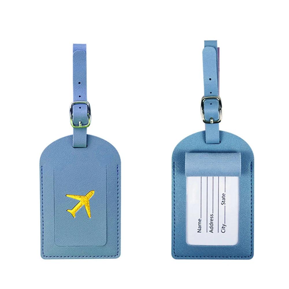 Personalized Name Luggage Tag - Custom ID & Address Holder - BonVoyage