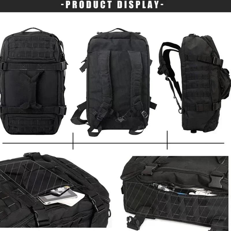 Tactical Duffel Bag - Waterproof, Adjustable Strap - BonVoyage