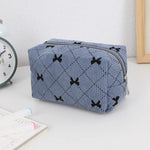 Load image into Gallery viewer, Kawaii Corduroy Makeup Bag Travel Toiletry Pouch Case
