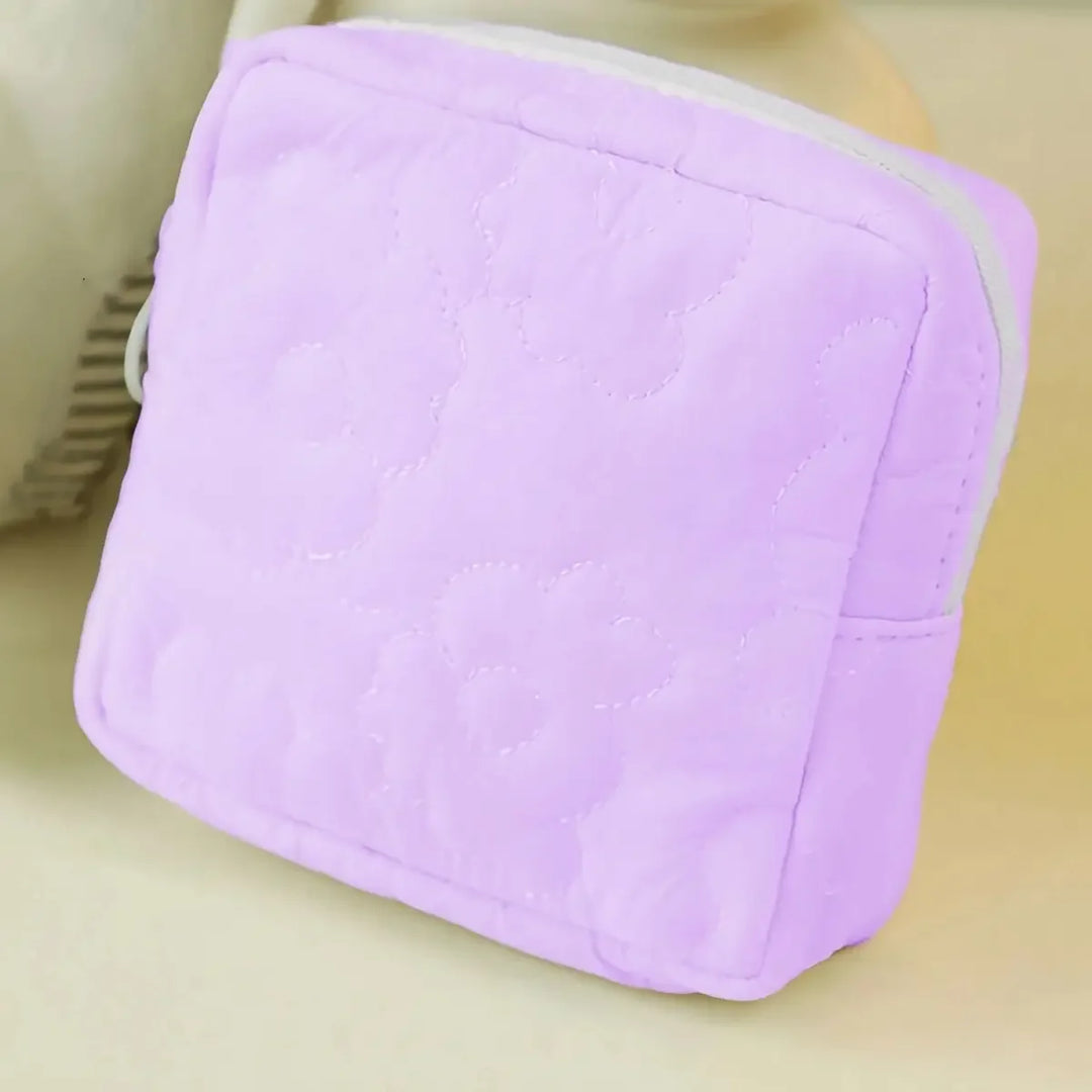 Embroidered Sanitary Napkin Pouch for Travel & Storage