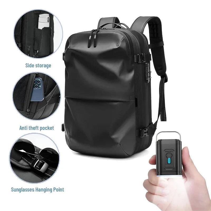 Travel Vacuum Compression Backpack for Men, Waterproof - BonVoyage