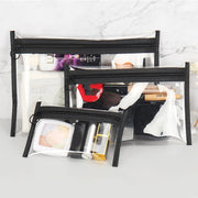 Clear Travel Makeup Bag for Women – Zipper Cosmetic Case