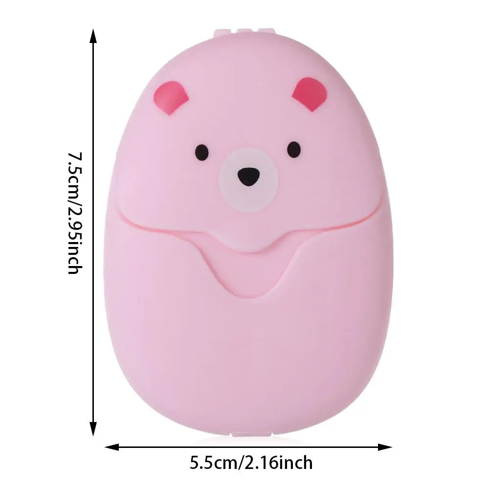 50Pcs Portable Travel Soap Paper – Disposable Mini Hand Wash