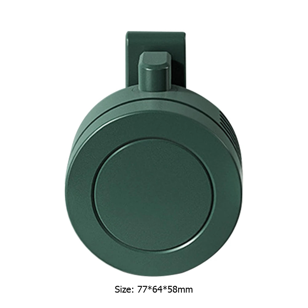 Portable Rechargeable Waist Fan – 3-Speed Clip for Outdoors