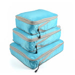 Load image into Gallery viewer, 3pc Travel Packing Cubes Set Waterproof Nylon Organizer
