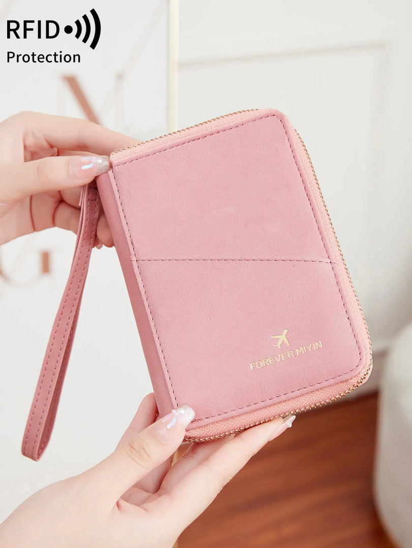 Retro RFID Passport Bag & Cover for Men & Women – Travel