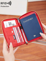 Load image into Gallery viewer, Retro RFID Passport Bag &amp; Cover for Men &amp; Women – Travel

