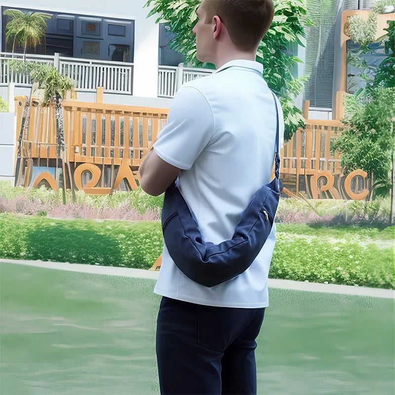 Multifunctional Neck Pillow & Crossbody Bag – Travel Essential