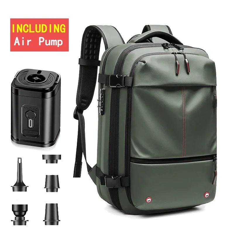 Vacuum Backpack with Electric Pump for Travel Bag for Men - BonVoyage