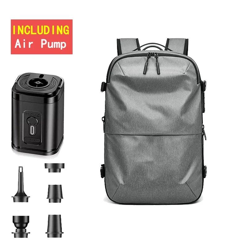 Travel Vacuum Compression Backpack for Men, Waterproof - BonVoyage