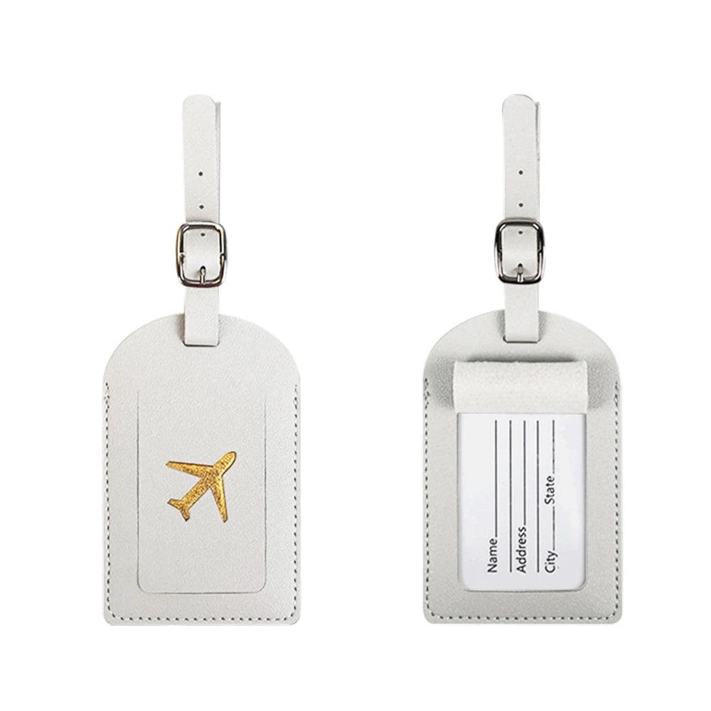 Personalized Name Luggage Tag - Custom ID & Address Holder - BonVoyage