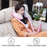 Load image into Gallery viewer, U-Shaped Memory Foam Pillow with Tablet Holder - BonVoyage
