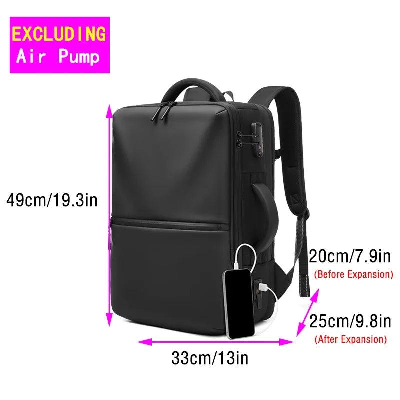 Vacuum Backpack with Electric Pump for Travel Bag for Men - BonVoyage