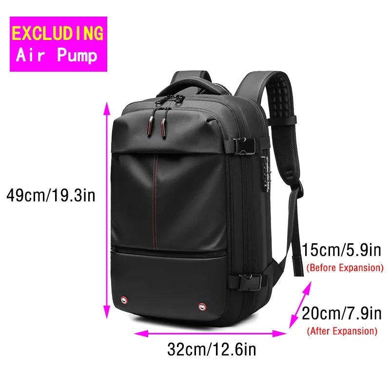 Vacuum Backpack with Electric Pump for Travel Bag for Men - BonVoyage