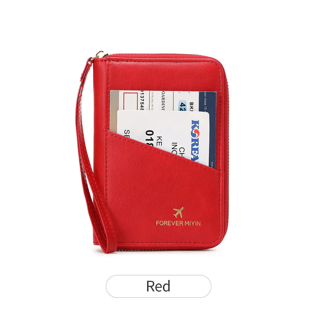 Retro RFID Passport Bag & Cover for Men & Women – Travel