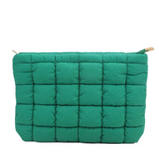 Travel Puffer Makeup Bag – Quilted Cosmetic Organizer Case