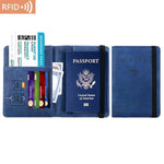 Load image into Gallery viewer, PU Travel Wallet - RFID Passport &amp; ID Holder - BonVoyage
