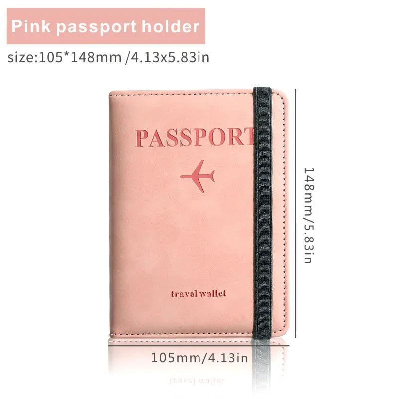 PU Travel Wallet - RFID Passport & ID Holder - BonVoyage