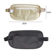 Invisible Travel Waist Pack for Passport, Money & Security Bag