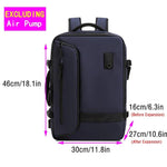 Load image into Gallery viewer, Vacuum Backpack with Electric Pump for Travel Bag for Men - BonVoyage
