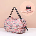 Load image into Gallery viewer, Large Foldable Camo Tote – Travel, Storage, Shopping
