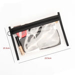 Load image into Gallery viewer, Clear Travel Makeup Bag for Women – Zipper Cosmetic Case
