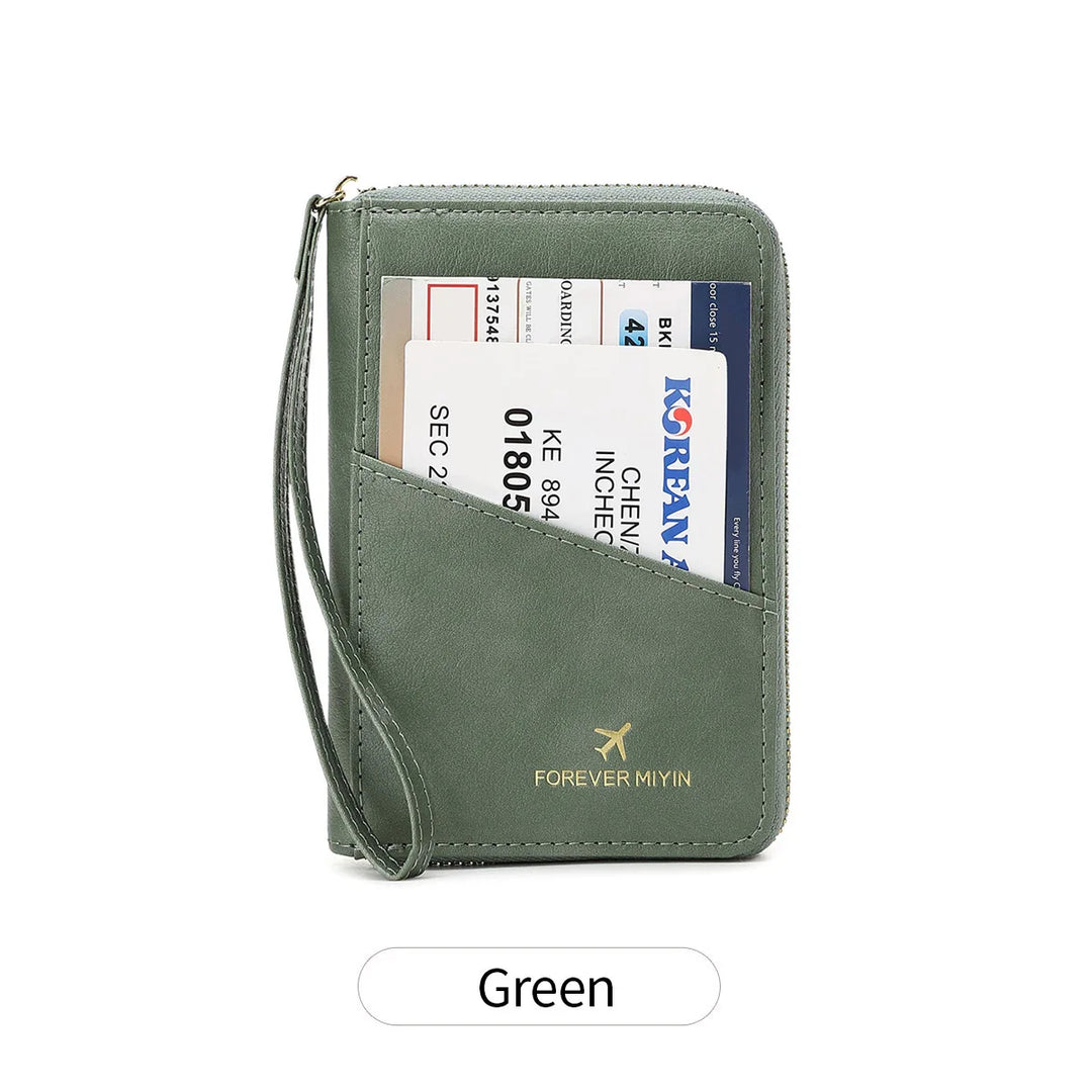 Retro RFID Passport Bag & Cover for Men & Women – Travel