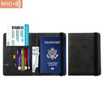 Load image into Gallery viewer, PU Travel Wallet - RFID Passport &amp; ID Holder - BonVoyage
