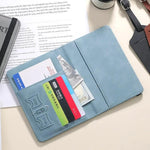 Load image into Gallery viewer, PU Travel Wallet - RFID Passport &amp; ID Holder - BonVoyage
