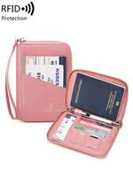 Load image into Gallery viewer, Retro RFID Passport Bag &amp; Cover for Men &amp; Women – Travel
