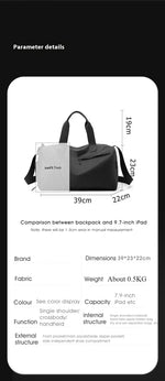 Load image into Gallery viewer, Large Oxford Travel Gym Bag Waterproof, Thick &amp; Spacious
