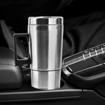 Load image into Gallery viewer, 12V/24V Travel Electric Heating Kettle, 300ml Stainless Steel
