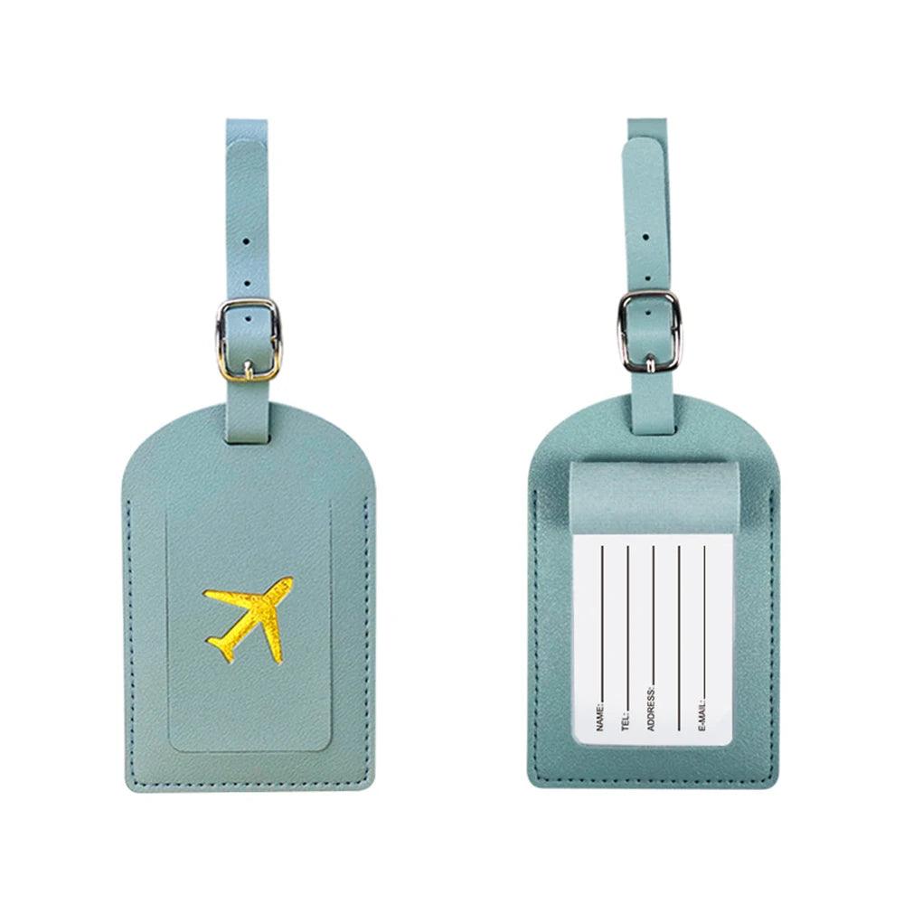 Personalized Name Luggage Tag - Custom ID & Address Holder - BonVoyage