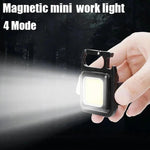 Load image into Gallery viewer, USB Rechargeable LED Mini Flashlight with Keychain Clip - BonVoyage
