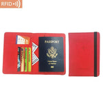 Load image into Gallery viewer, PU Travel Wallet - RFID Passport &amp; ID Holder - BonVoyage
