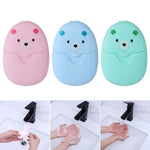 Load image into Gallery viewer, 50Pcs Portable Travel Soap Paper – Disposable Mini Hand Wash
