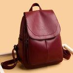 Load image into Gallery viewer, High-Quality Vintage Leather Women&#39;s Backpack
