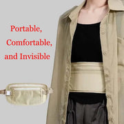 Invisible Travel Waist Pack for Passport, Money & Security Bag
