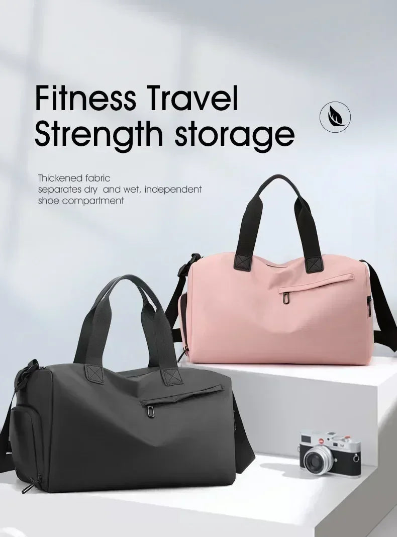 Large Oxford Travel Gym Bag Waterproof, Thick & Spacious