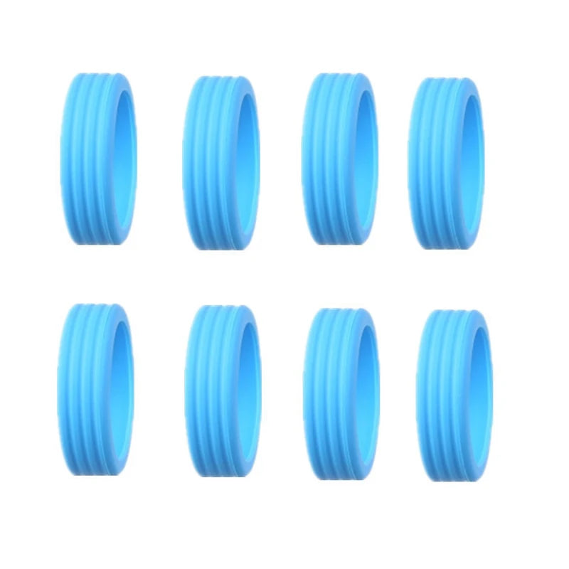 8Pcs Silicone Luggage Wheel Covers Suitcase Protector Set