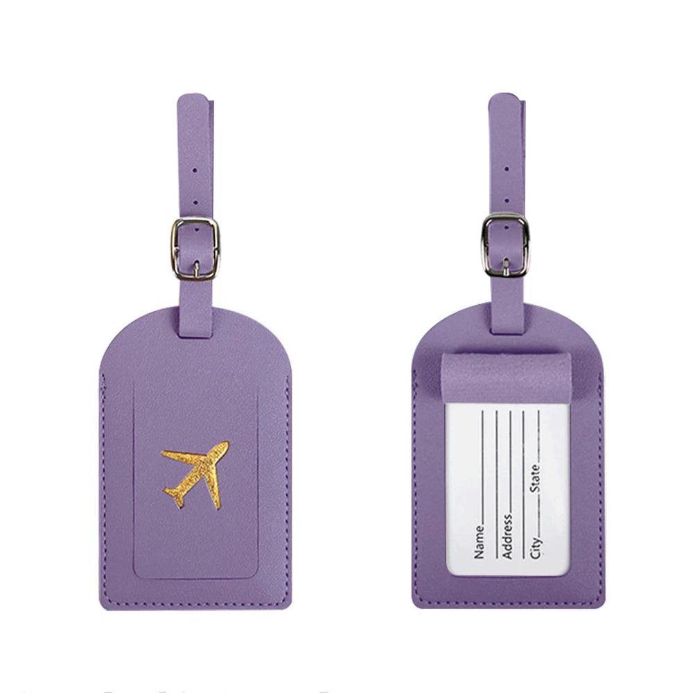 Personalized Name Luggage Tag - Custom ID & Address Holder - BonVoyage