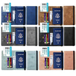 Load image into Gallery viewer, PU Travel Wallet - RFID Passport &amp; ID Holder - BonVoyage
