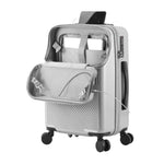 Load image into Gallery viewer, swivel wheel combination lock carry-on luggage, multi-purpose travel luggage - BonVoyage
