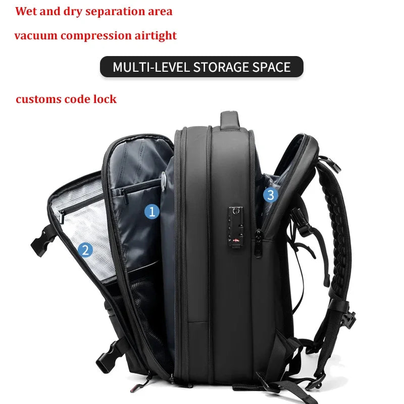  Laptop Backpack Vacuum Compression Backpack