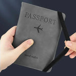 Load image into Gallery viewer, PU Travel Wallet - RFID Passport &amp; ID Holder - BonVoyage
