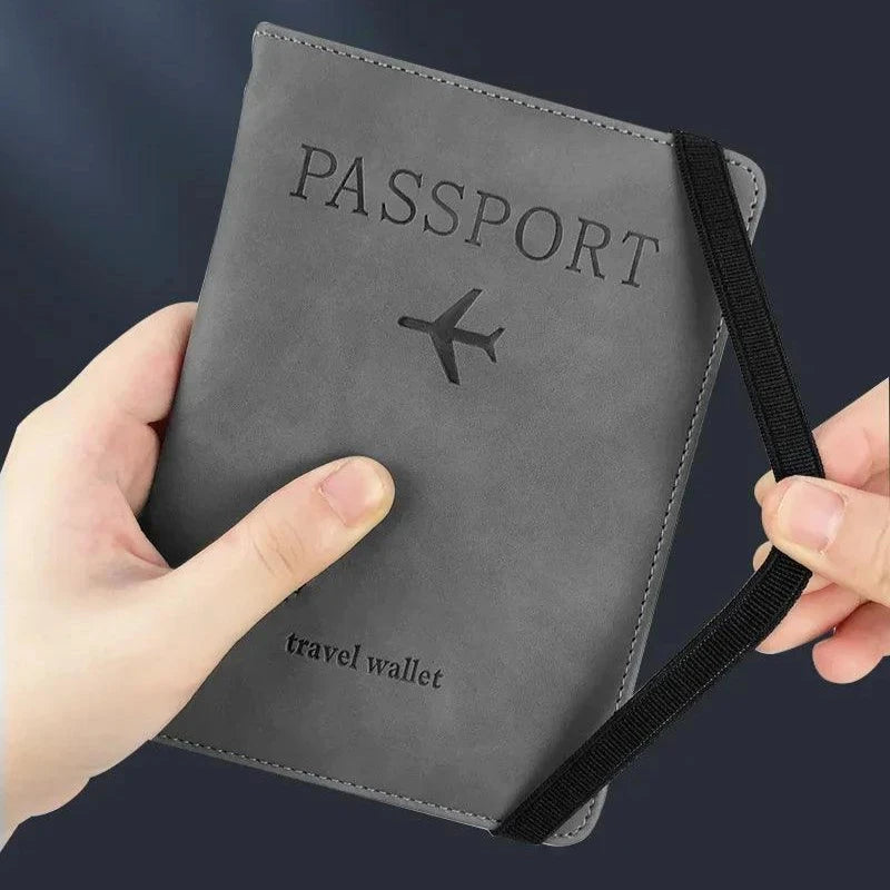 PU Travel Wallet - RFID Passport & ID Holder - BonVoyage