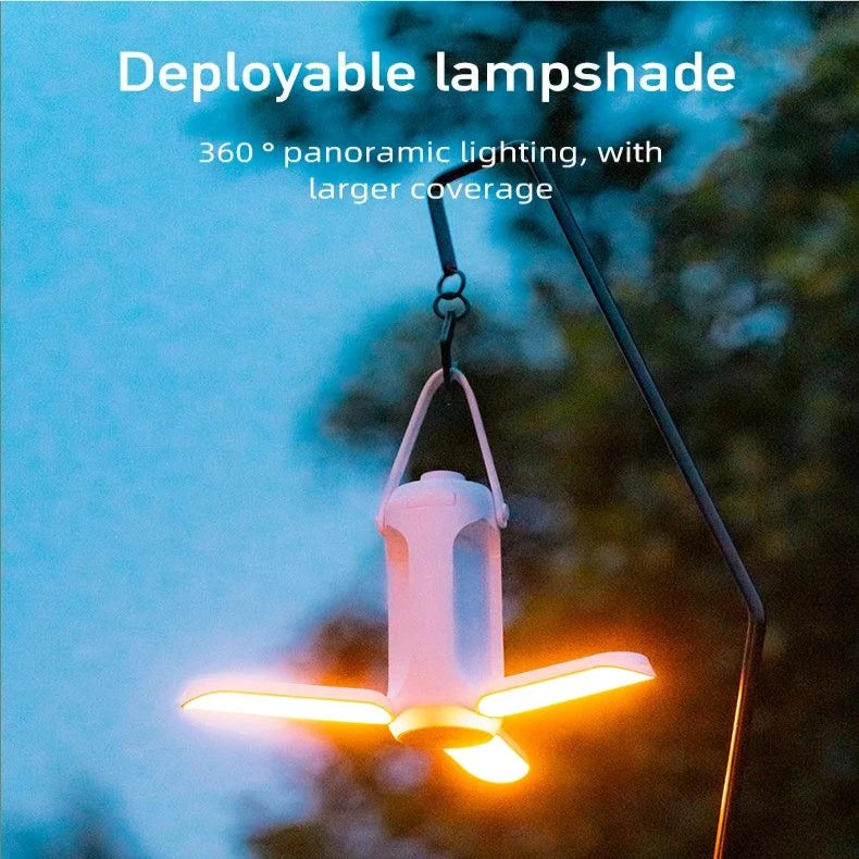 Portable Rechargeable Camping Lantern with 10000mAh Battery - BonVoyage